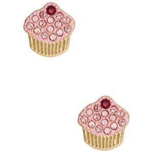 Kate spade pave cupcake earrings statement studs pink